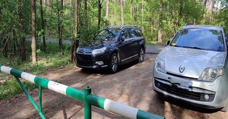 Nigdy nie parkuj tak auta. Leśnicy pokazali, co się stało