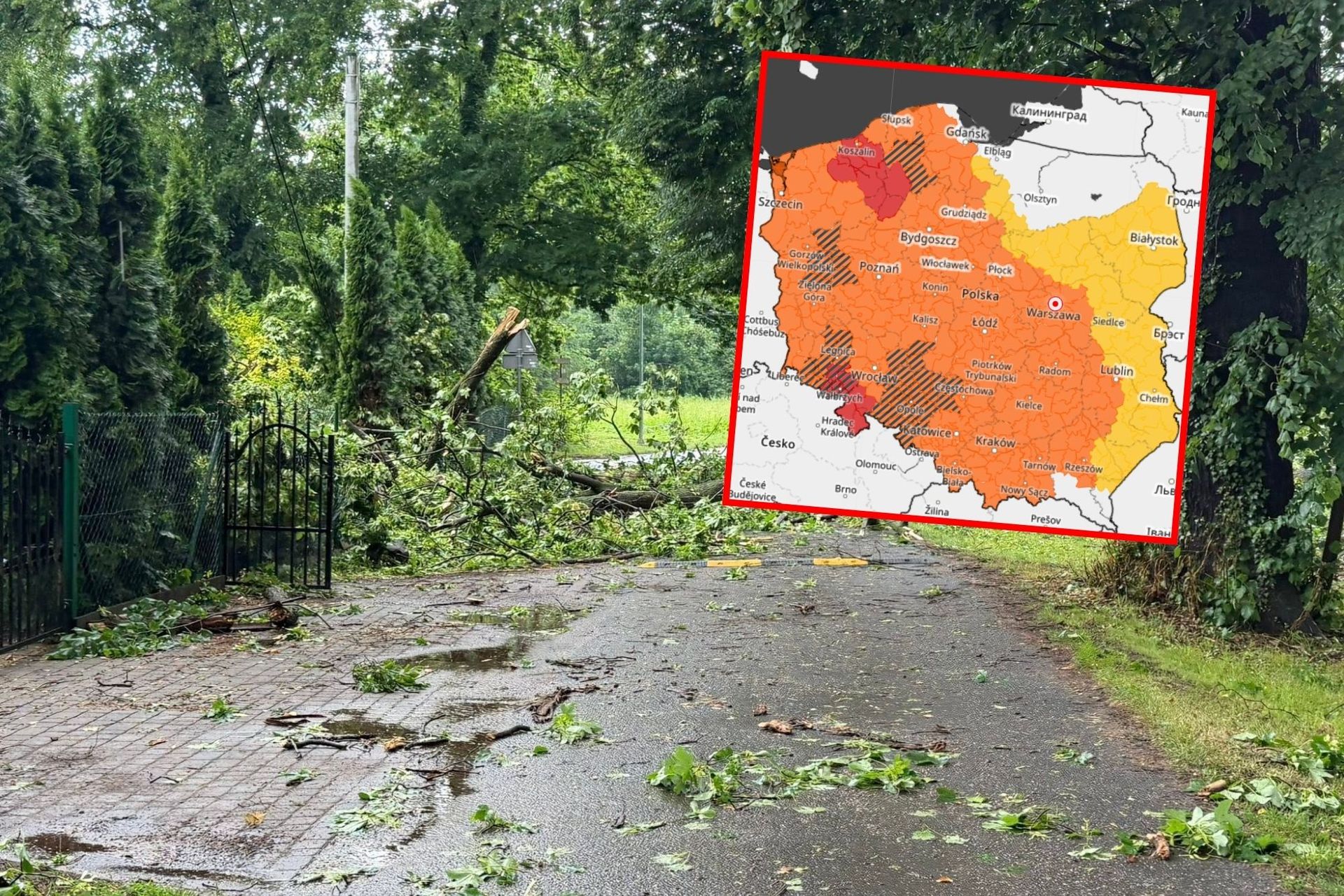Burze i ulewy nad Polską. Szef MSWiA stawia służby w gotowości
