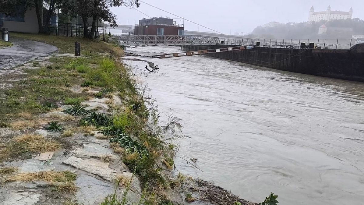 Dunaj w Bratysławie przekroczył poziom 7 metrów