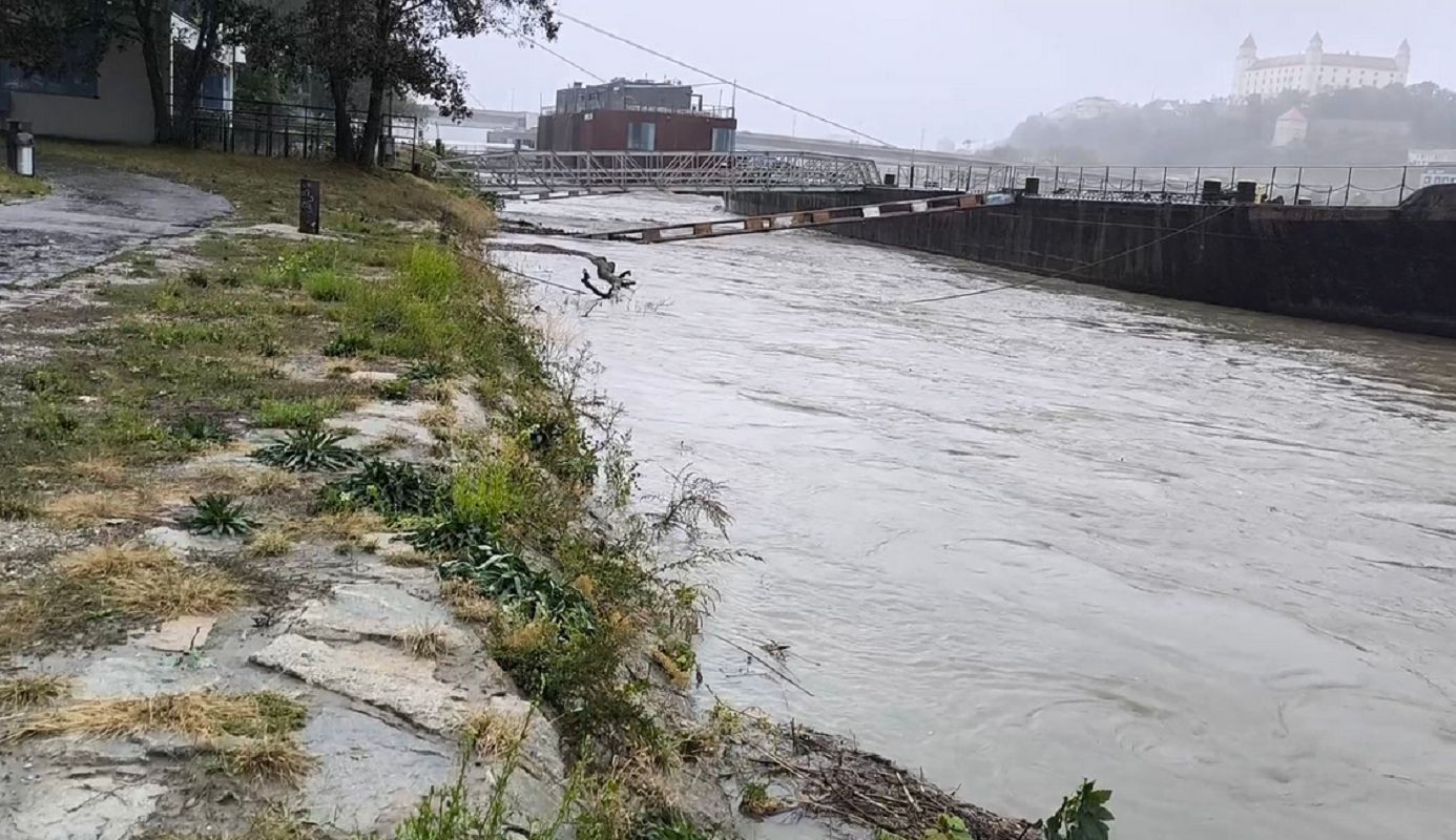 Fatalna sytuacja na Słowacji, idzie powódź. Bratysława zagrożona zalaniem