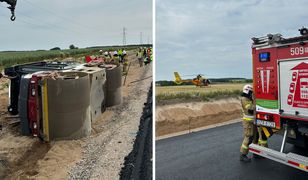 Tragedia na budowie. Mężczyzna zginął po przewróceniu się walca