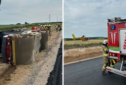 Tragedia na budowie. Mężczyzna zginął po przewróceniu się walca