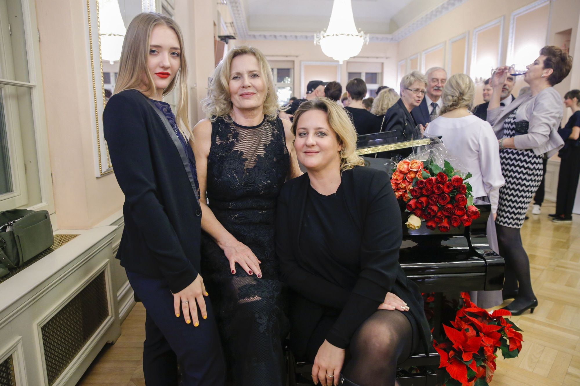Karolina Matej, Grażyna Szapołowska i Katarzyna Jungowska