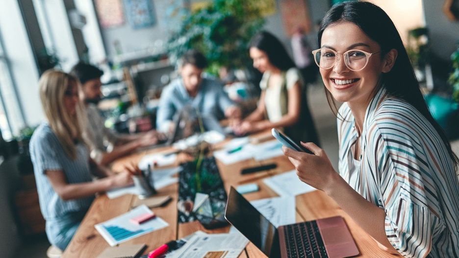 Business people working