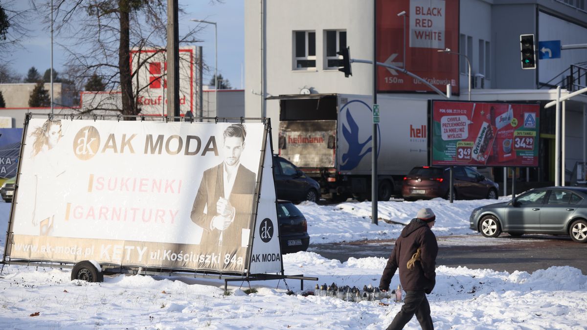 Miejsce odnalezienia 14 - latki  w Andrychowie