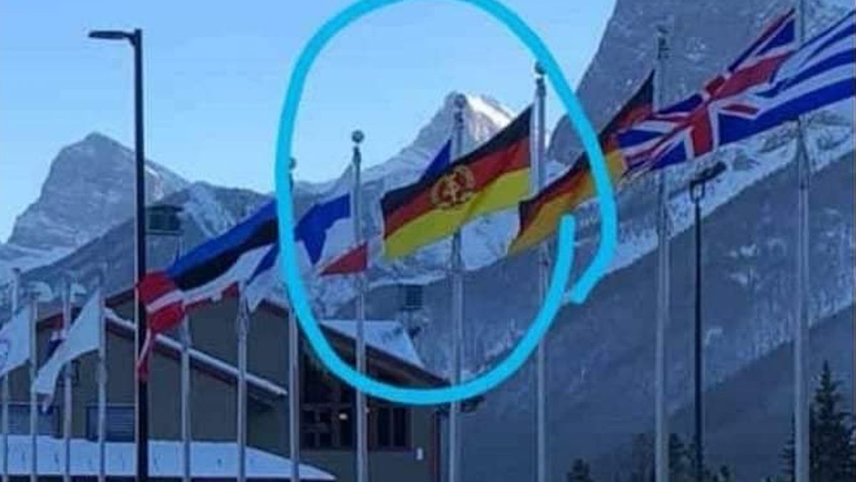 Flaga Niemieckiej Republiki Demokratycznej 