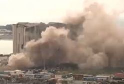 Gigantyczna chmura nad Bejrutem. Runął potężny silos