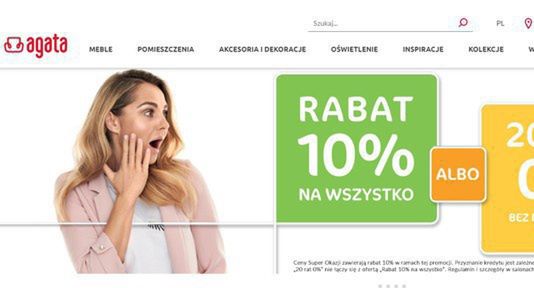 Salony Agata z nową stroną internetową