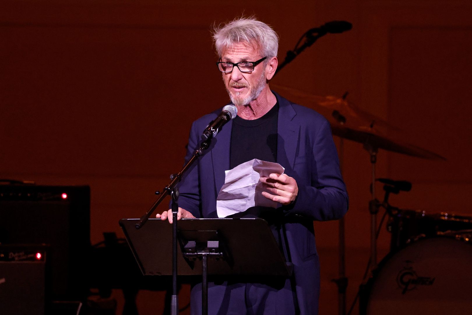People Have The Power - A Celebration Of Patti Smith
NEW YORK, NEW YORK - MARCH 26: Sean Penn performs during "People Have the Power: A Celebration of Patti Smith" presented by Michael Dorf at Carnegie Hall on March 26, 2025 in New York City.  (Photo by Taylor Hill/Getty Images)
Taylor Hill