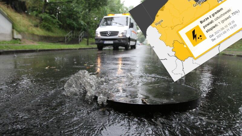 W środę na Pomorzu można spodziewać się gradobicia