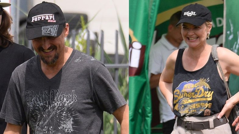 Monika Richardson z partnerem i pasierbem na gali VIP Cross