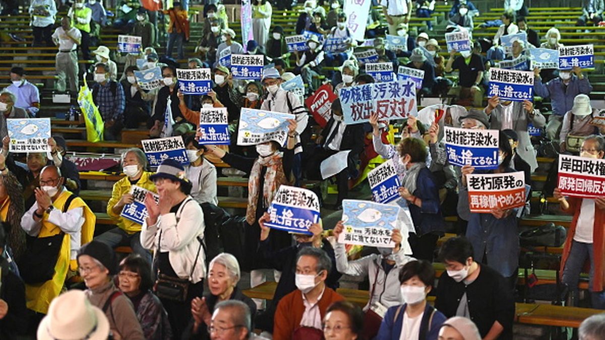 Wielu Japończyków otwarcie wyraża sprzeciw przeciw testowi obiektów do odprowadzania ścieków z elektrowni