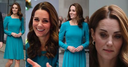 Księżna Kate zadaje szyku w przykrótkiej (?) sukience (ZDJĘCIA)