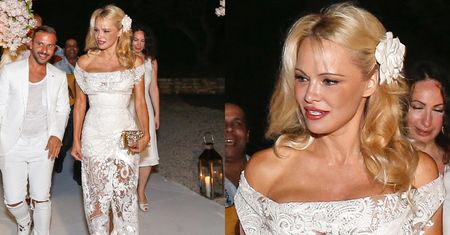 84-letnia Joan Collins i 68-letnia Ivana Trump bawią się na "białym przyjęciu" u Pameli (ZDJĘCIA)