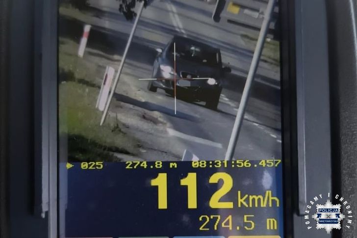 O 62 km/h za szybko w Kobylanach. 32-latek stracił prawo jazdy