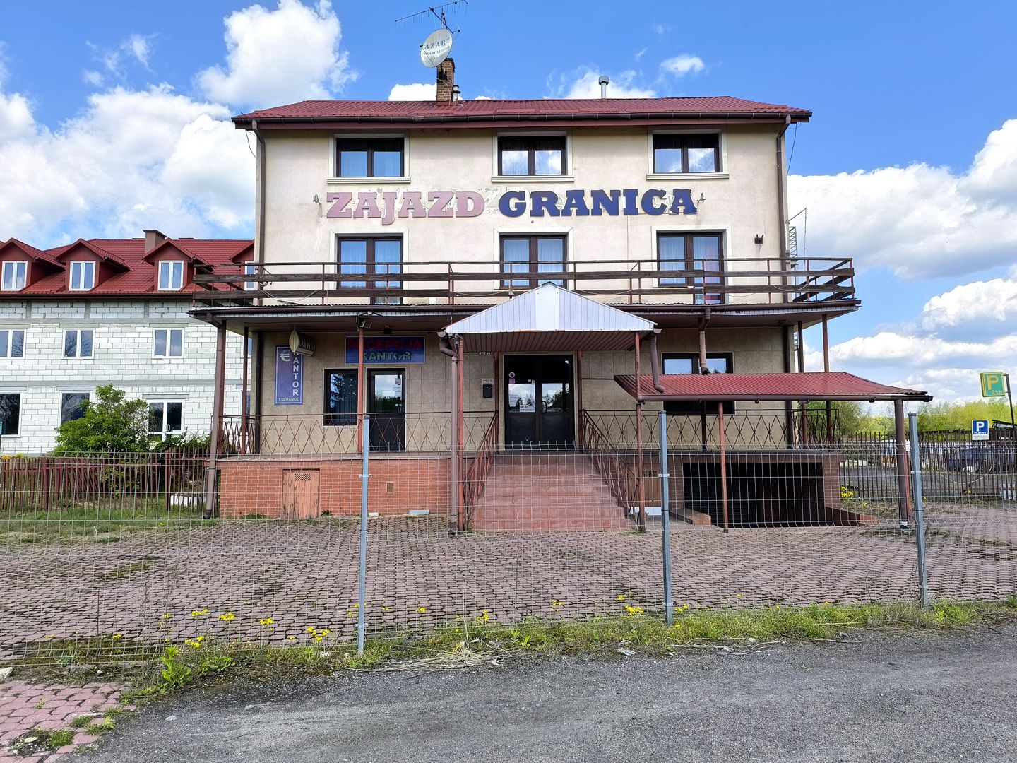 Okolice przejścia granicznego w Dorohusku