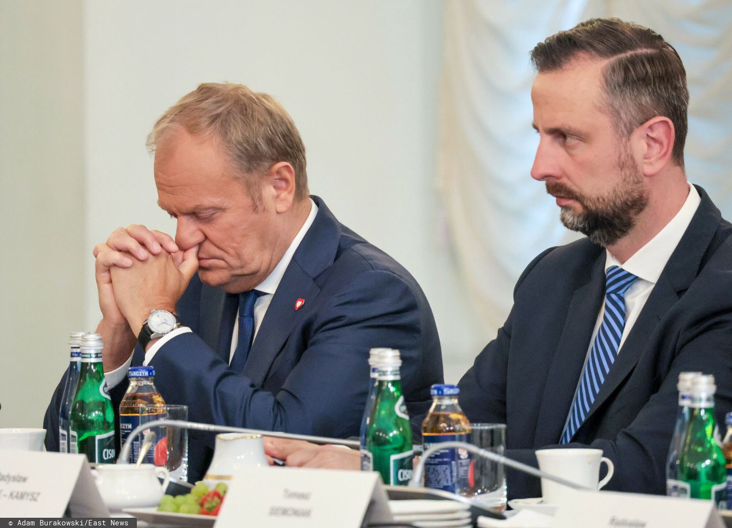 Rada Bezpiecze?stwa Narodowego
Fot. Adam Burakowski/East News, 18.06.2025.  Posiedzenie Rady Bezpieczenstwa Narodowego, dotyczace bezpieczenstwa energetycznego pa?stwa oraz polskich priorytetow na Szczyt NATO w Hadze.
N/z: premier Donald Tusk, wicepremier Wladyslaw Kosiniak-Kamysz
Adam Burakowski