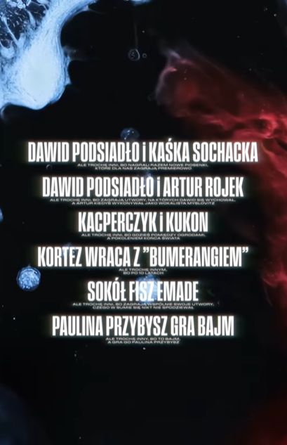 Dawid Podsiadło festiwal ZORZA