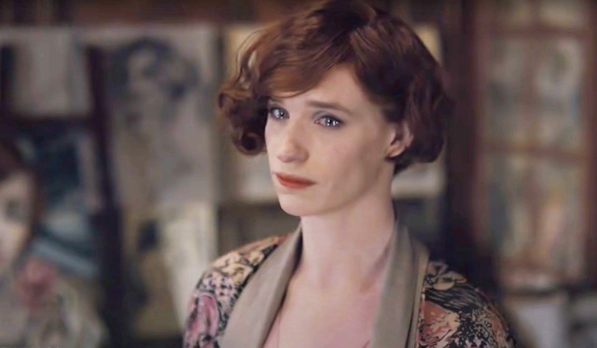 Eddie Redmayne jako Lili Elbe