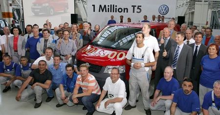 VW T5 z numerem 1.000.000 wyjechał z fabryki