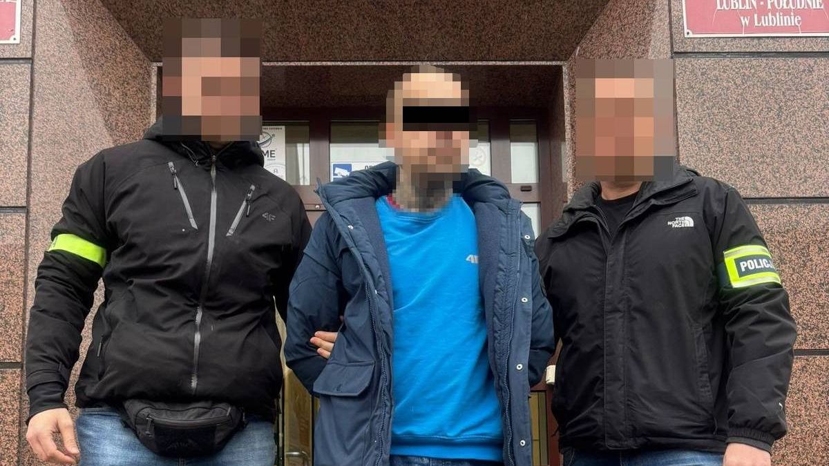 Mieszkaniec Łodzi zatrzymany przez policjantów z Lublina do sprawy oszustwa metodą "na policjanta"