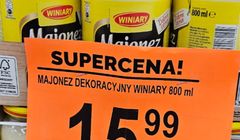 Majonez Winiary za 16 zł, Hellmann's - za 26 zł