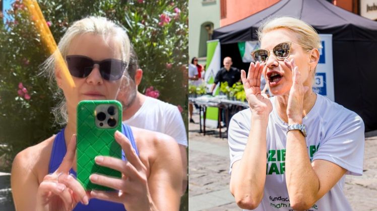 Małgorzata Kożuchowska pręży MIĘŚNIE BRZUCHA na wakacjach w Grecji 