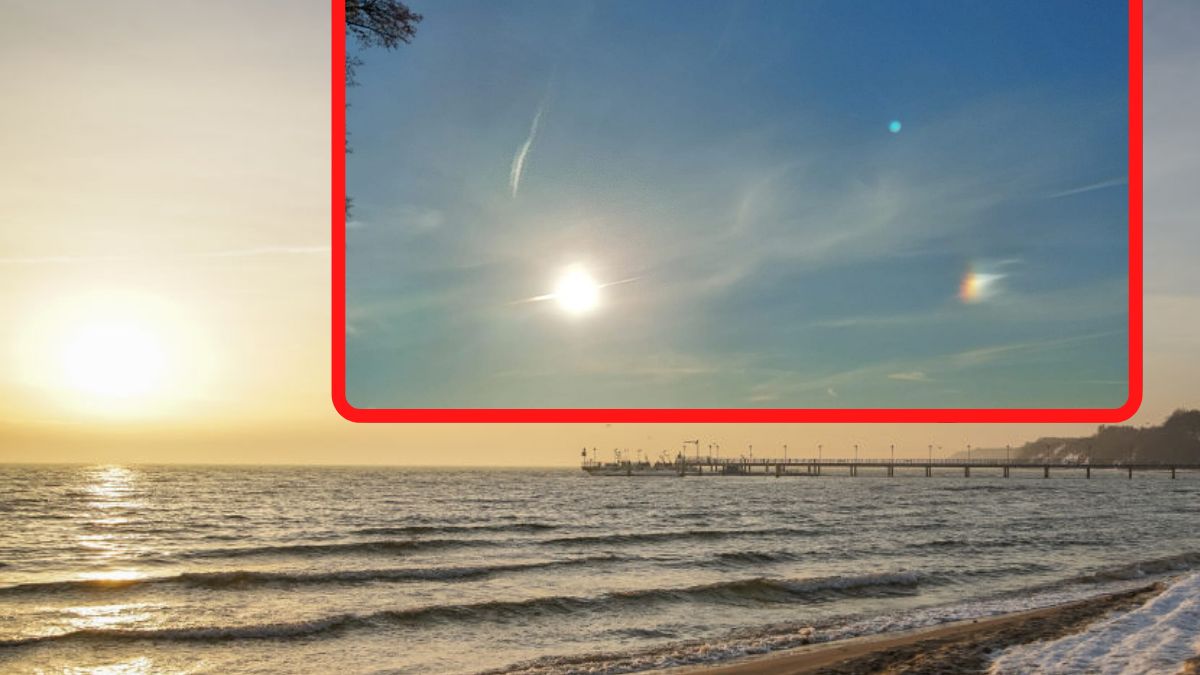 Tajemnicze zjawisko, uwiecznione nieopodal Pucka 