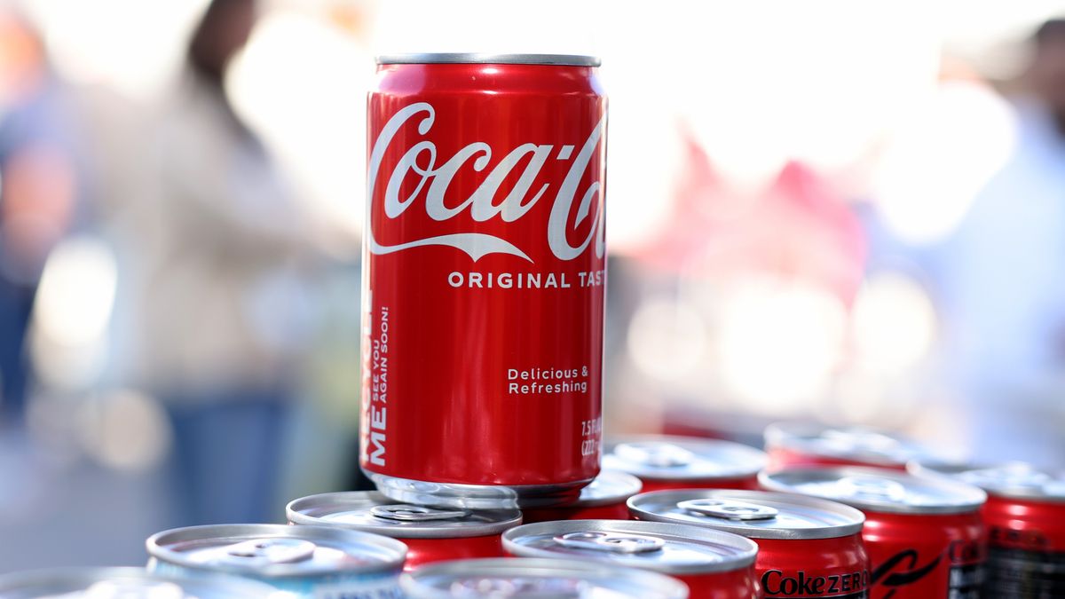 NEW YORK, NEW YORK - OCTOBER 16: A view of Coca-Cola at the Food Network New York City Wine & Food Festival presented by Capital One - Backyard BBQ presented by Pat LaFrieda Meats hosted by Dario Cecchini and Andrew Zimmern on October 16, 2022 in New York City. (Photo by Jeff Schear/Getty Images for NYCWFF)