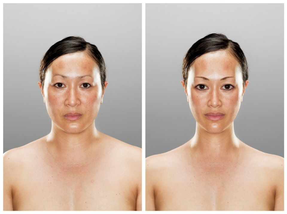 Fotograf zmierzył fale mózgu modeli, aby stworzyć portret idealny 7