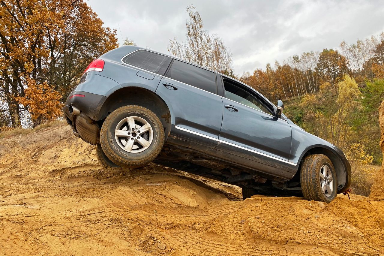 Offroad Marcina: Volkswagen Touareg w terenie - zobacz, co to potrafi