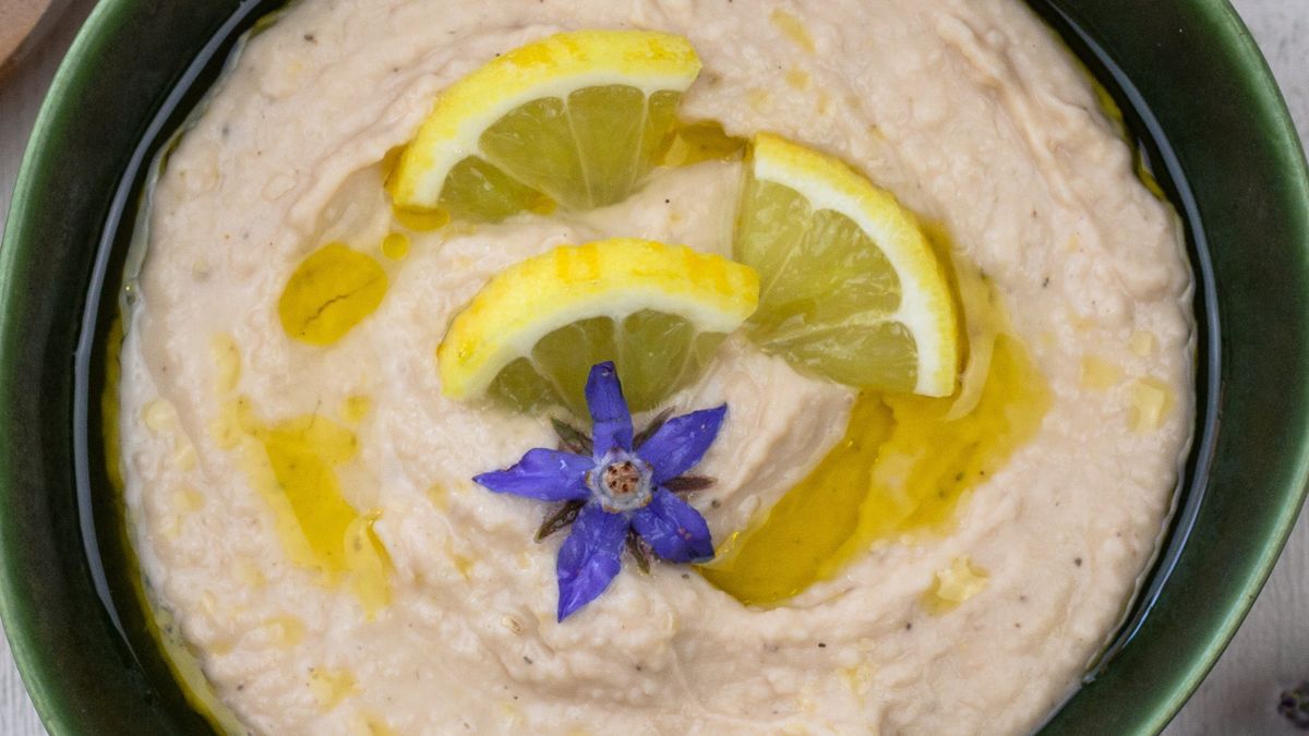 Hummus z dodatkiem cytryny