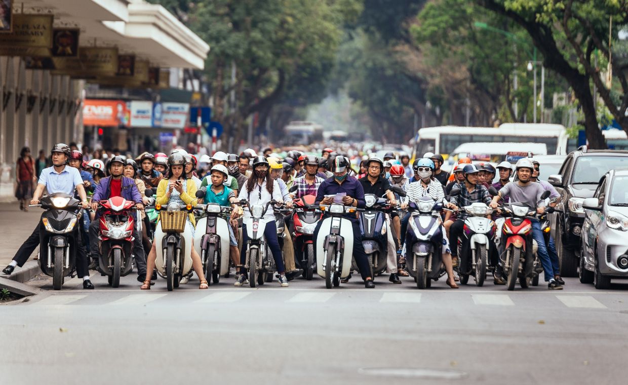 Hanoi zmaga się z zanieczyszczeniem powietrza przez spaliny