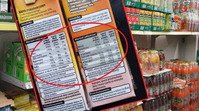 Podatek cukrowy namieszał. W popularnym soczku jest o połowę mniej cukru