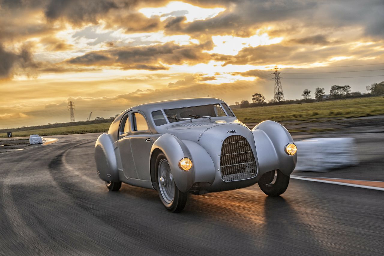 Audi revives an icon: 16-cylinder auto union type 52 hits the road