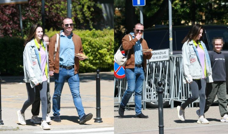 Marcin Hakiel "przyłapany" w Sopocie z Dominiką i córką.