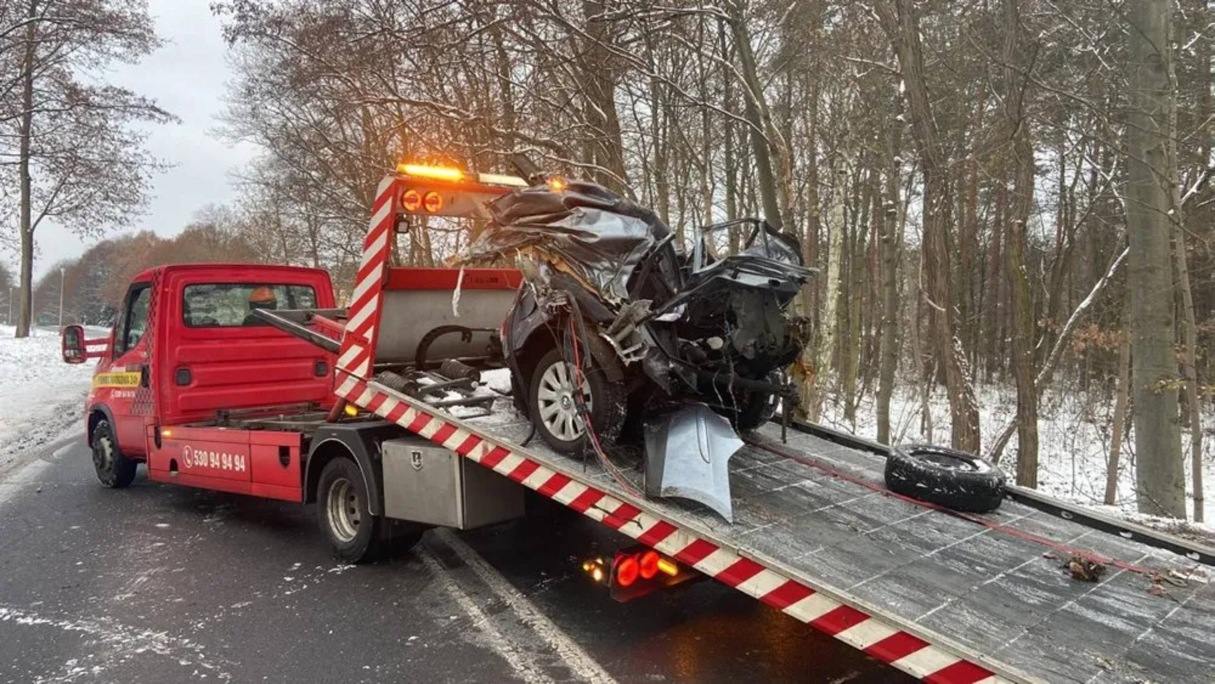 Wypadek BMW w Zielonej Górze