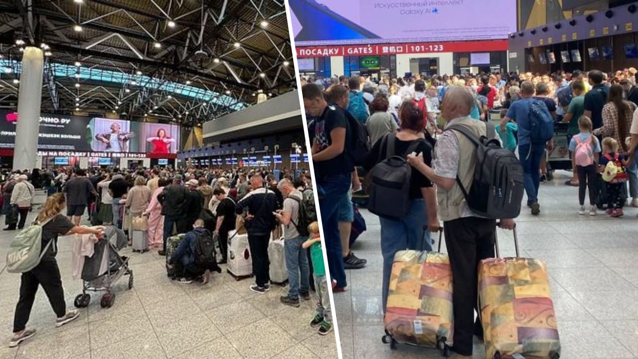 Paraliż w Rosji, milionowe straty. Dziesiątki tysięcy pasażerów ma problem