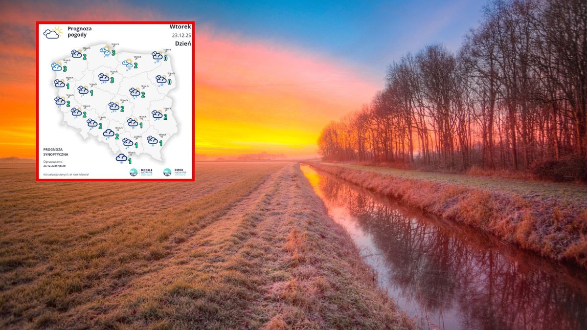  Zimowa zmiana w pogodzie. Nagłe ochłodzenie i opady śniegu