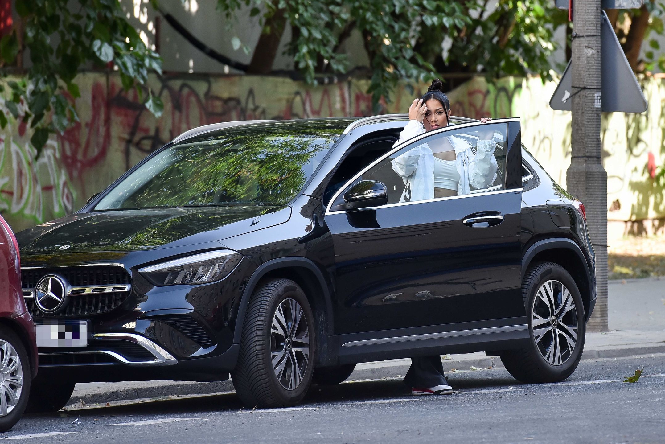 Patricia Kazadi przyjechała na siłownię