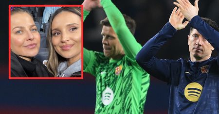 Żony Lewandowskiego i Szczęsnego na trybunach. Tak dopingowały mężów