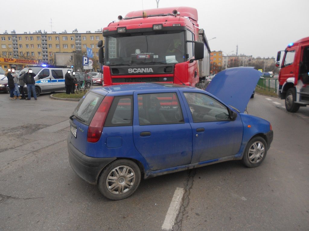 Wypadek na ulicy Jana Pawła II