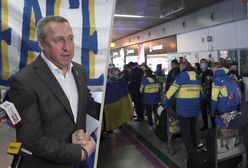 Sportowcy z Ukrainy na warszawskim lotnisku. "Będą strzelać we wszystkich Rosjan, jeżeli będą nam robić zło"