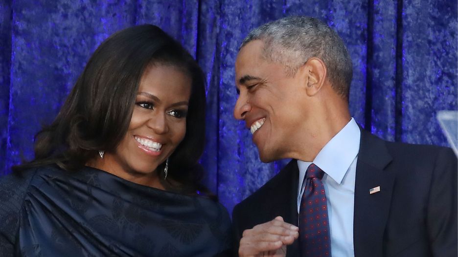 Barack Obama i Michelle Obama ponownie w Białym Domu
