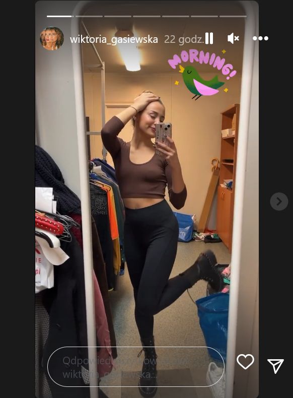 Wiktoria Gąsiewska odsłoniła brzuch na Instagramie
