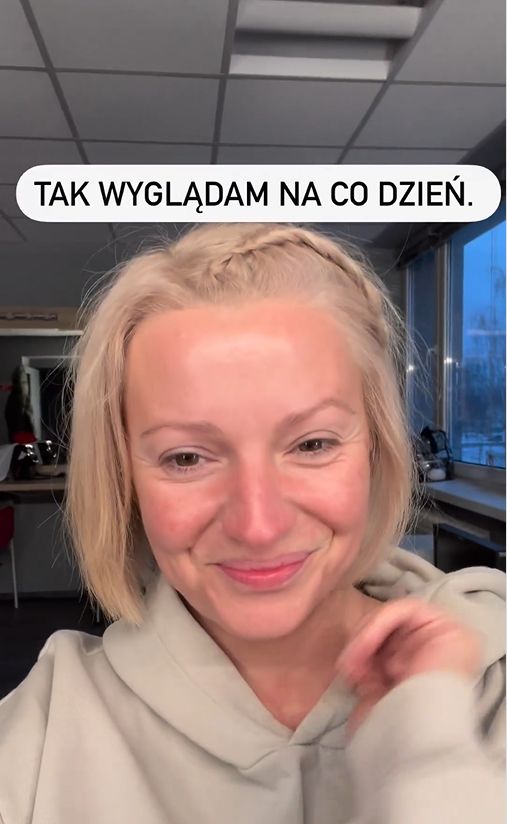 Dorota Szelągowska bez makijażu