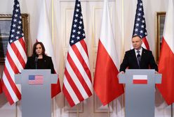 Kamala Harris w Polsce. Konferencja Wiceprezydent USA i Andrzeja Dudy