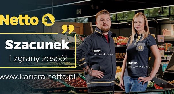 Netto w nowej kampanii stawia swoich pracowników w centrum uwagi