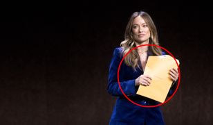 Myślała, że to scenariusz. Olivia Wilde otworzyła kopertę na scenie