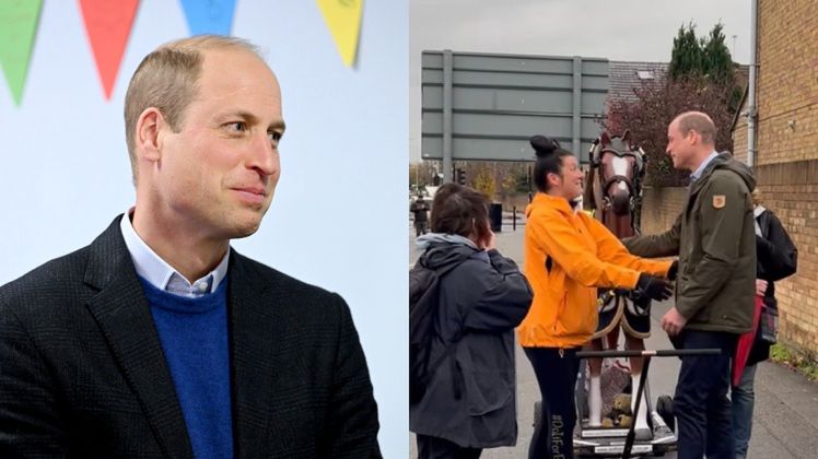 Książę William złamał królewski protokół i wsparł matkę w żałobie